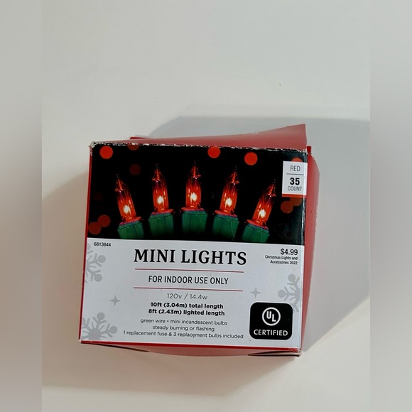 Red LED Fairy & Mini Lights - Picture 6 of 13